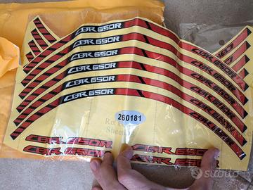 Adesivi cerchioni ruota Honda CBR 650R