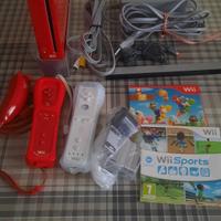 Nintendo Wii rossa completa