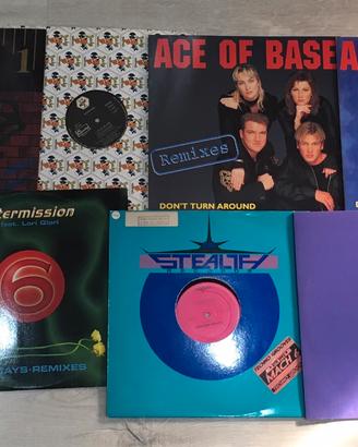 Lotto 10 dischi in vinile 12” da dj anni ‘80 - ‘90