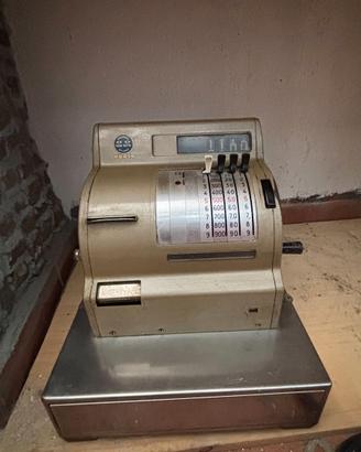 Registratore di cassa vintage Hugin Pandozy 50/60