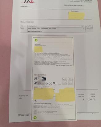 iPhone 17 pro 256GB