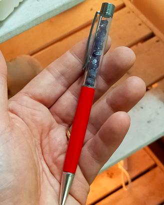 Penna con Cristalli di Ametista 
