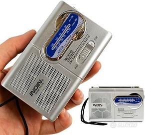 Radio Portatile FM AM con Antenna e Jack Cuffie
