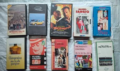 Cassette VHS film e documentari
