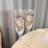 Coppia di flute Re Argento