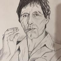 Disegno fatto a mano Scarface