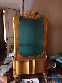 Vetrina antica stile barocco