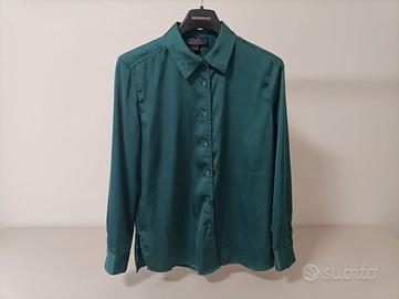 Camicia Raso Verde Smeraldo OVS