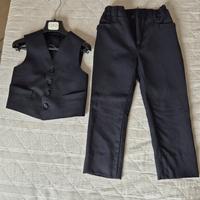 completo panciotto-pantalone cerimonia bambini 2A