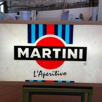 Insegna vintage Martini l'Aperitivo