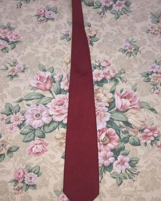 Cravatta Seta Classica Bordeaux