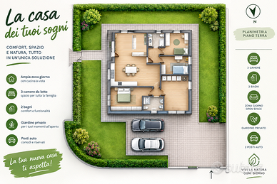 VILLA ELEGANTE MONOPIANO IN BIOEDLIZIA