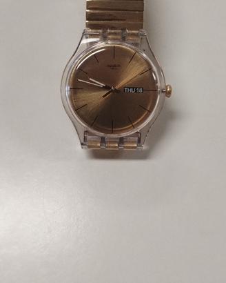 OROLOGIO SWATCH DORATO