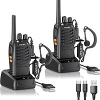 2 PMR446 Radio ricetrasmittenti senza licenza 16CH