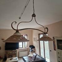 lampadario fatto a mano 