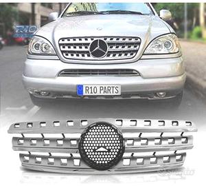 GRIGLIA MERCEDES CLASSE ML W163 98-05 CROMO ARGENT