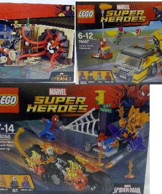 LEGO SPIDERMAN Ghost Rider Dr Strange76060
