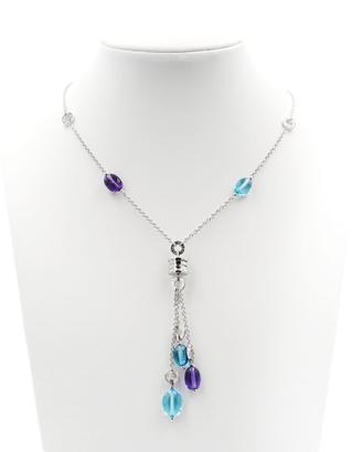 Collana Bulgari B.Zero1 in oro bianco con topazio