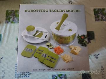robottino taglia verdure lava asciuga grattugia 