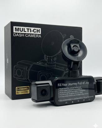 Dash Cam Auto 3 Telecamere 1080P Full HD - Nuovo