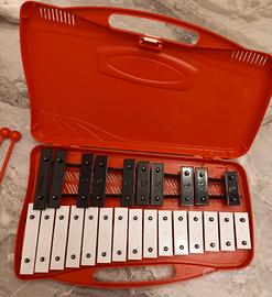 Xilofono 25 note colore rosso