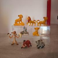 Lotto personaggi disney re leone kinder ecc.