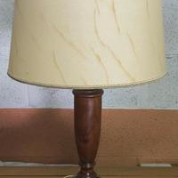 Lampada Base Legno