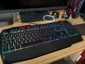 MSI Mouse GM60 e Tastiera Vigor GK40 Gaming