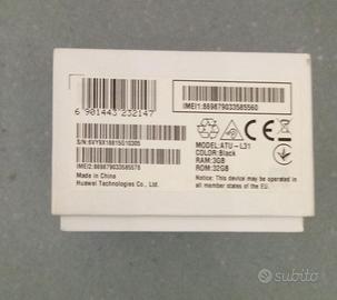 Huawei Y6 3 GB/32 GB NUOVO + custodia