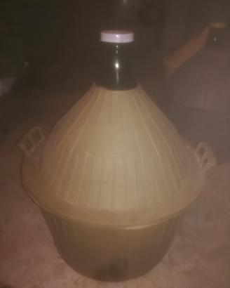 damigiane vetro verde 54 lt