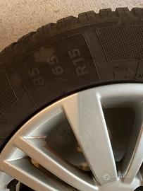 Set 4 gomme  4 stagioni piu cetchi in lega