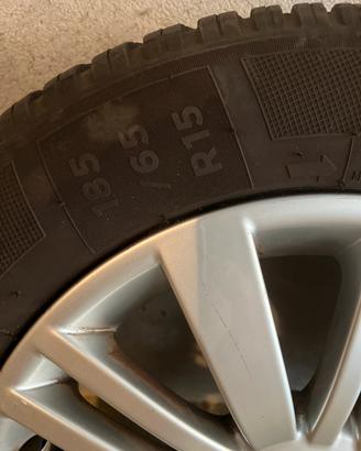 Set 4 gomme  4 stagioni piu cetchi in lega