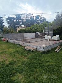 piscina fuori terra con struttura 