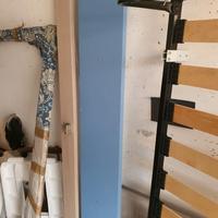 Rete singola, con cornice letto xameretta