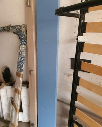Rete singola, con cornice letto xameretta