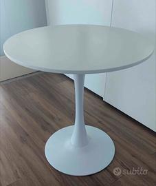 Tavolino bianco rotondo 70 cm