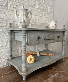 Etagere in legno Shabby Chic