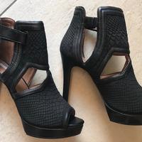 Sandali alti neri