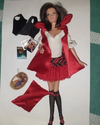 Barbie top model in little red riding hood outfit