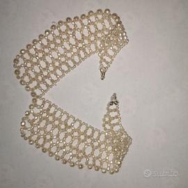 Colletto gioiello perle