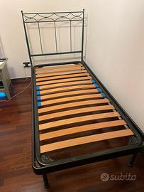 Letto singolo con rete