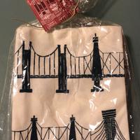 Strofinaccio da cucina con motivi a ponti