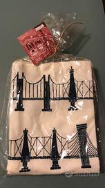 Strofinaccio da cucina con motivi a ponti