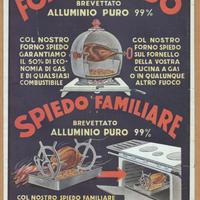 Pubblicità volantino 1939 forno spiedo cucina (489