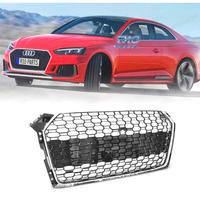 GRIGLIA PER AUDI A5 16-19 PDC LOOK RS5 CROMATO NER