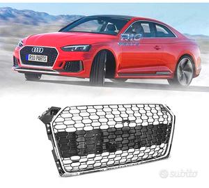 GRIGLIA PER AUDI A5 16-19 PDC LOOK RS5 CROMATO NER