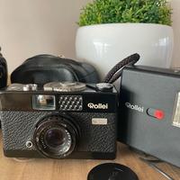 Rollei 35B con Flash