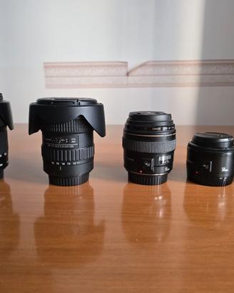 Obiettivi per Canon (11-16, 18-135, 35, 85, 17-85)
