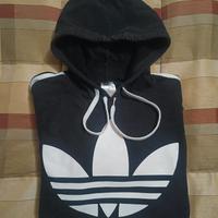 Adidas felpa con cappuccio nera