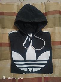 Adidas felpa con cappuccio nera